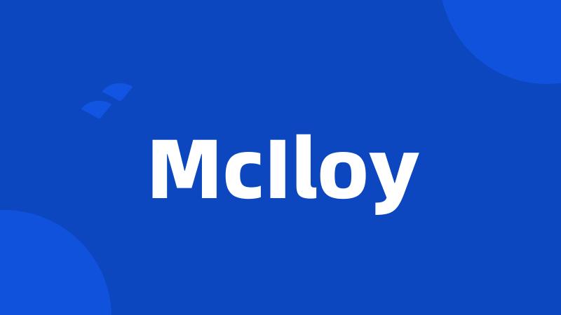 McIloy