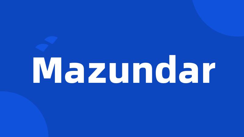Mazundar