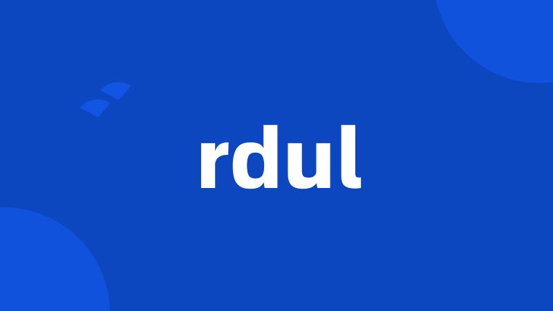 rdul