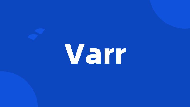 Varr