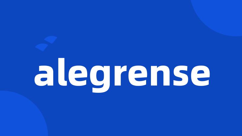 alegrense