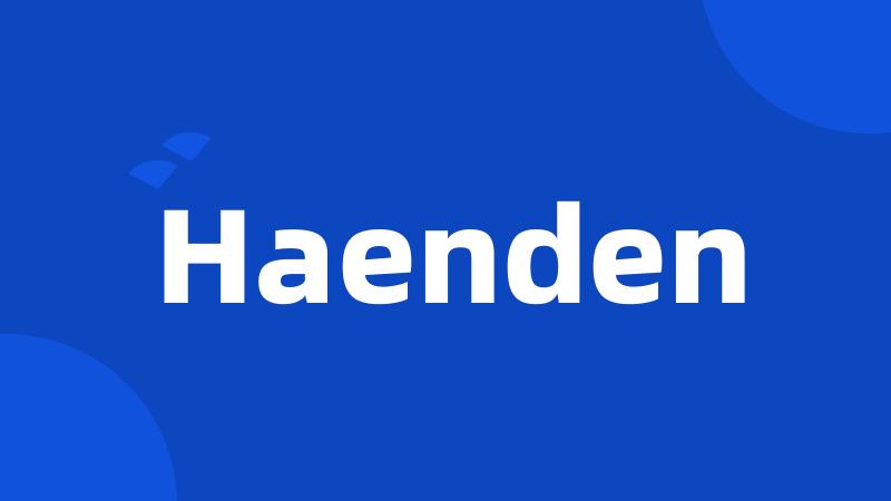 Haenden