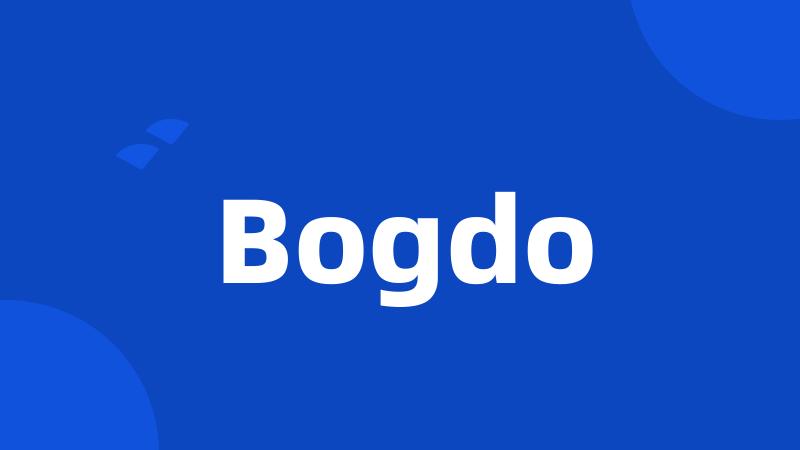 Bogdo