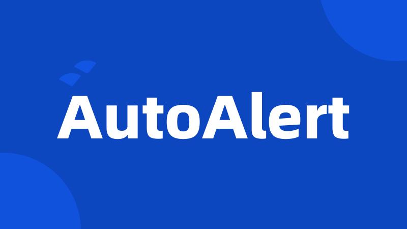 AutoAlert