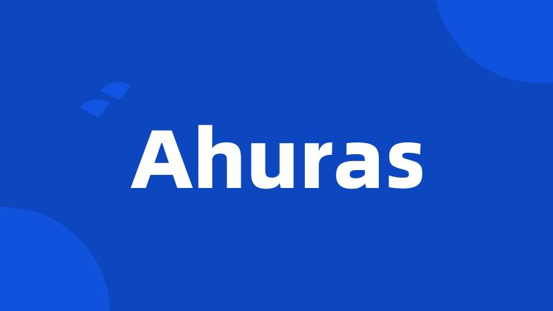 Ahuras