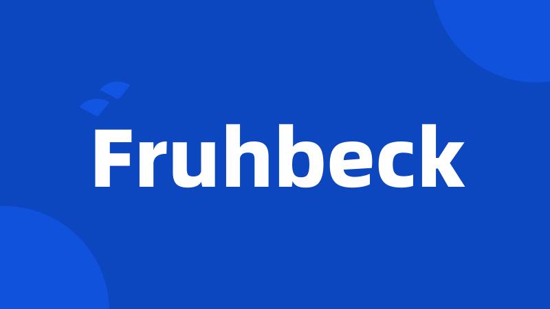 Fruhbeck