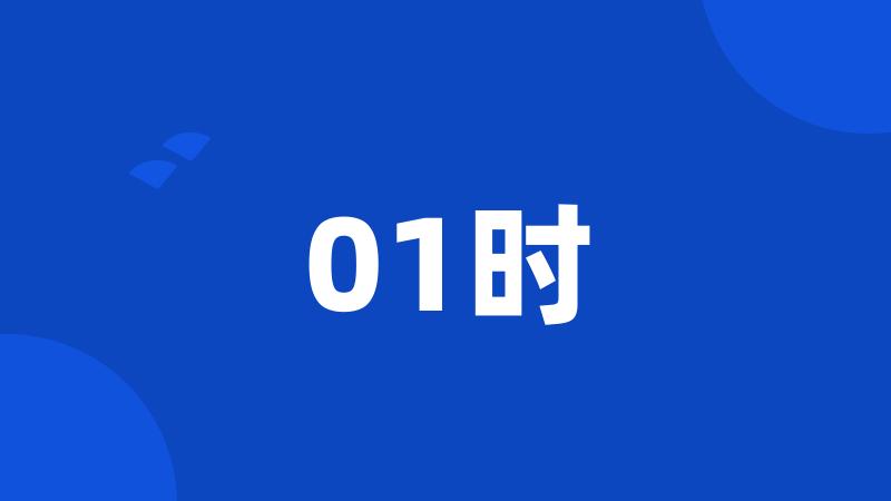 01时