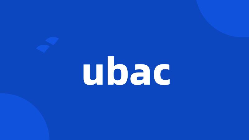 ubac