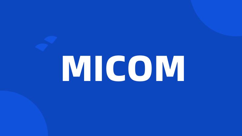 MICOM