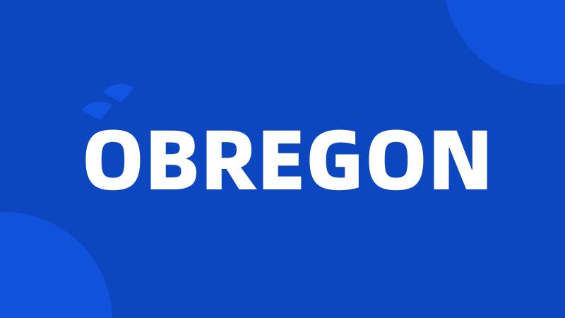 OBREGON