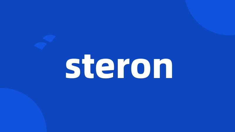 steron