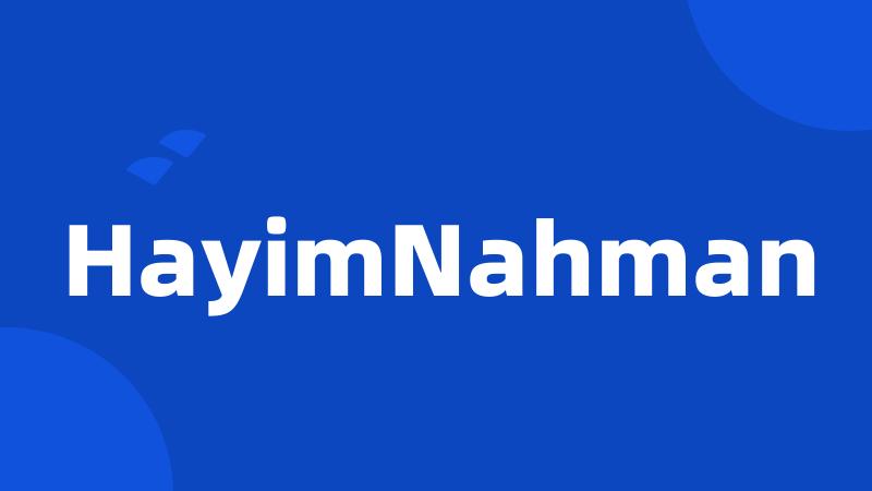 HayimNahman