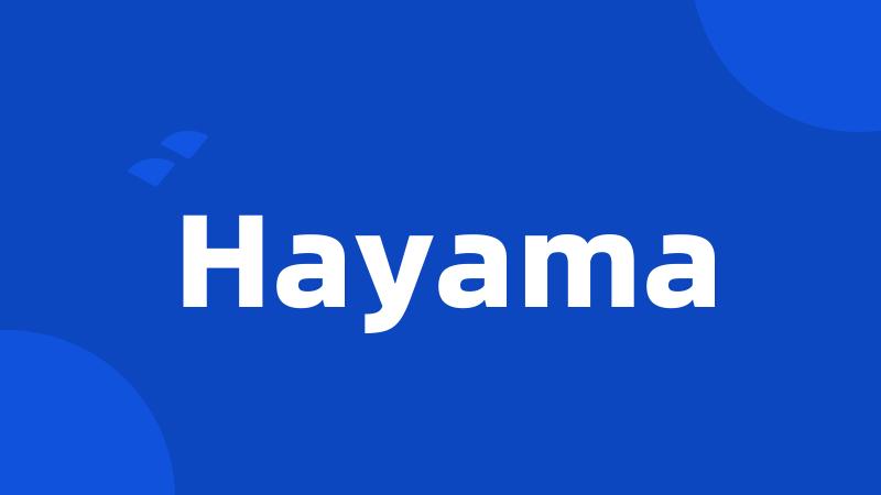 Hayama