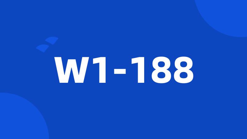 W1-188