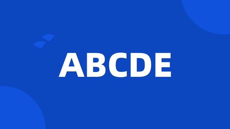 ABCDE