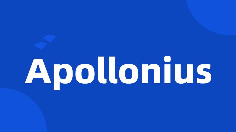 Apollonius