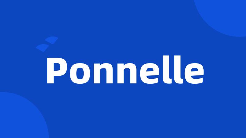 Ponnelle