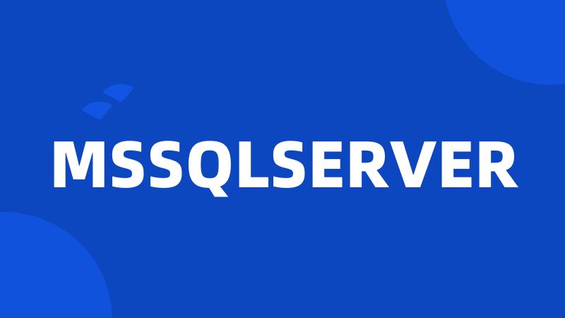 MSSQLSERVER