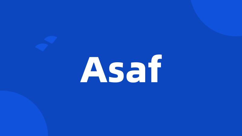 Asaf