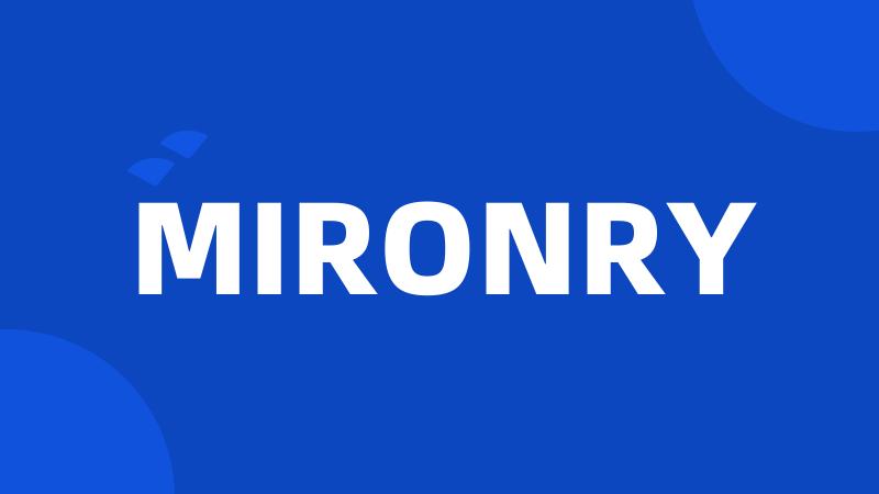 MIRONRY