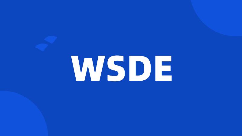 WSDE