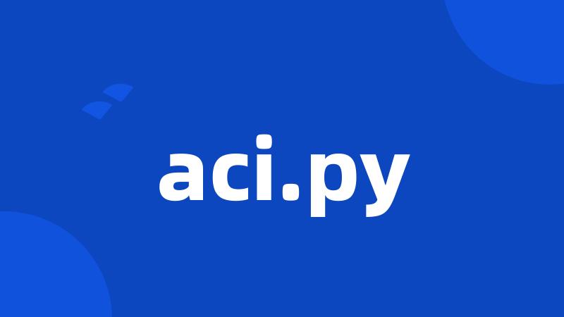 aci.py