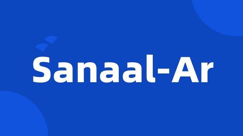 Sanaal-Ar