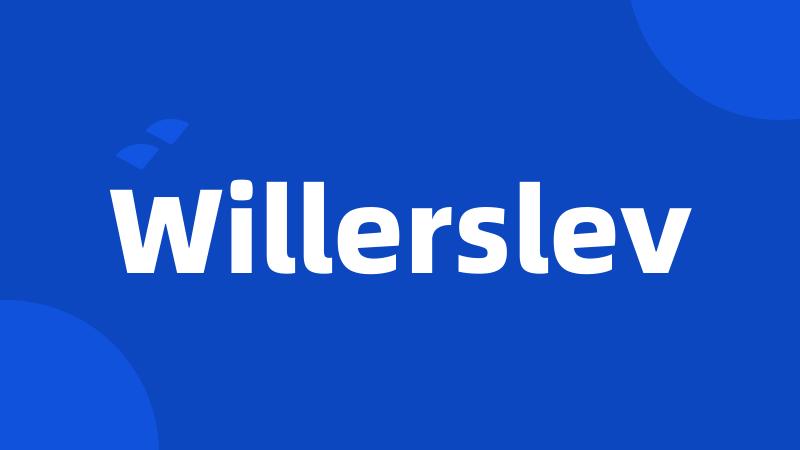 Willerslev