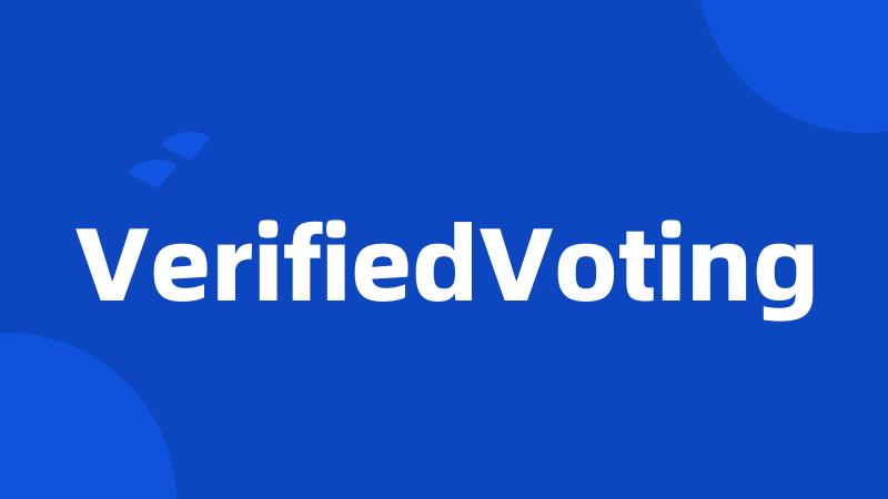 VerifiedVoting