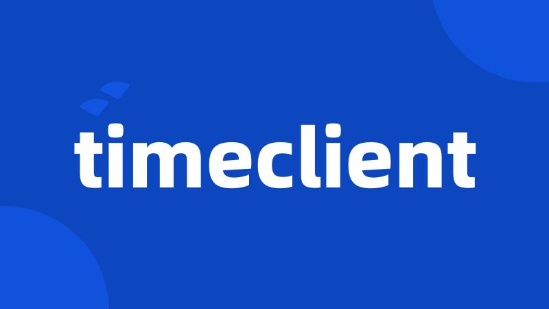 timeclient