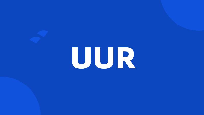 UUR