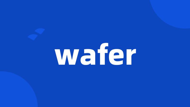 wafer