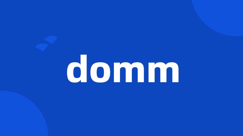 domm