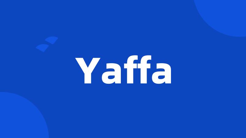 Yaffa