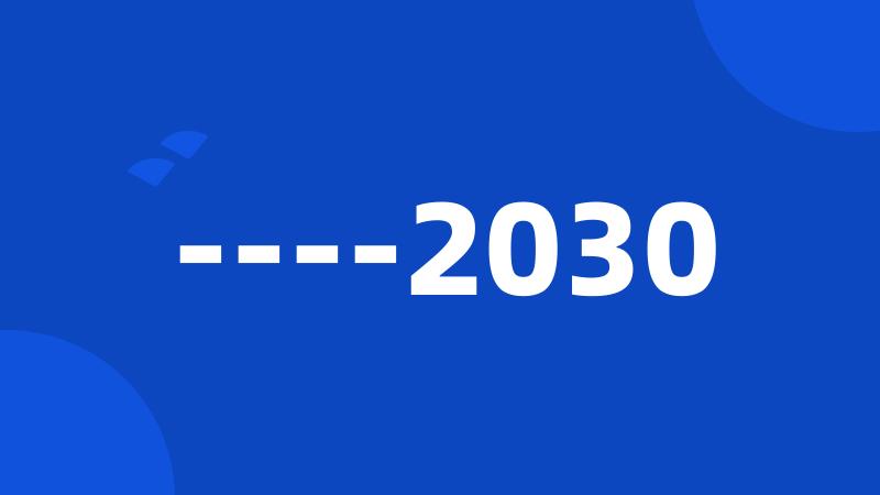 ----2030