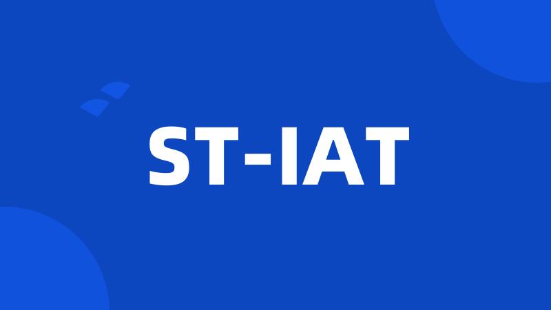 ST-IAT