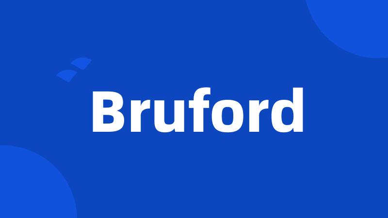 Bruford