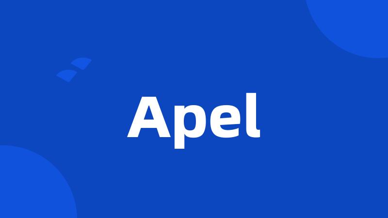 Apel