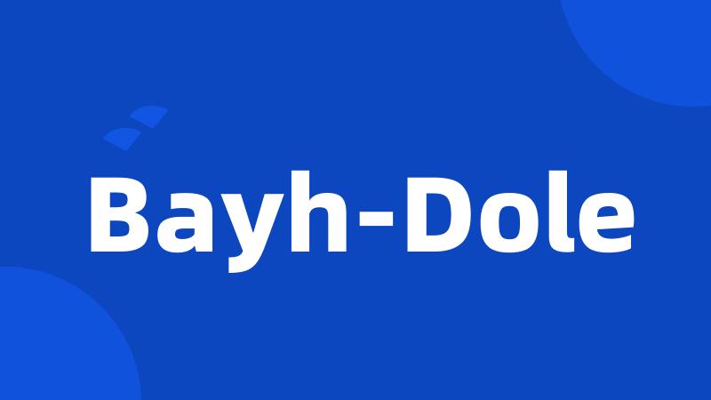 Bayh-Dole