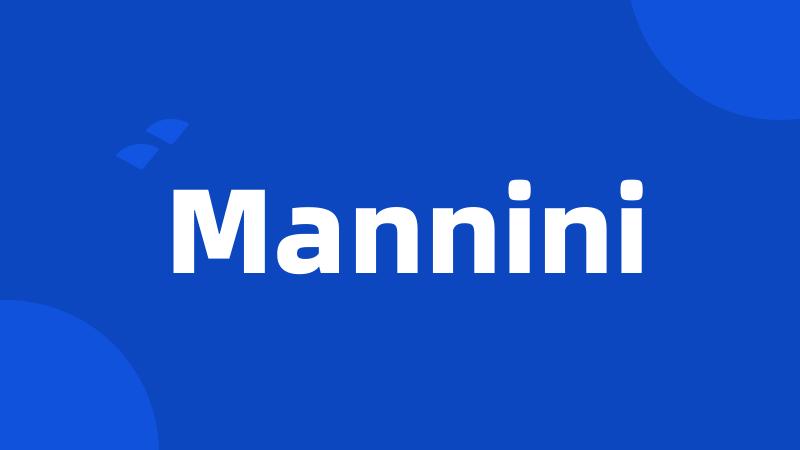 Mannini