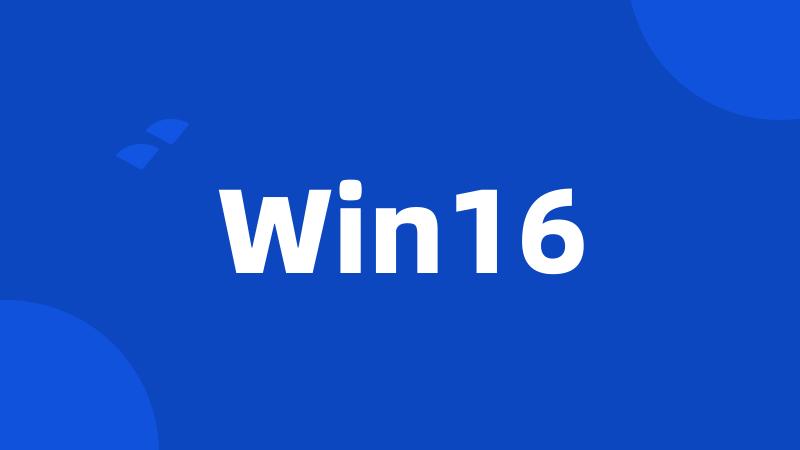 Win16