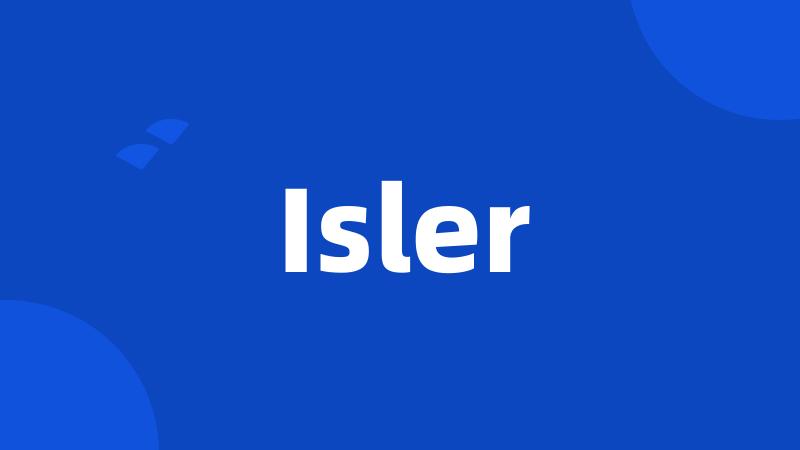 Isler