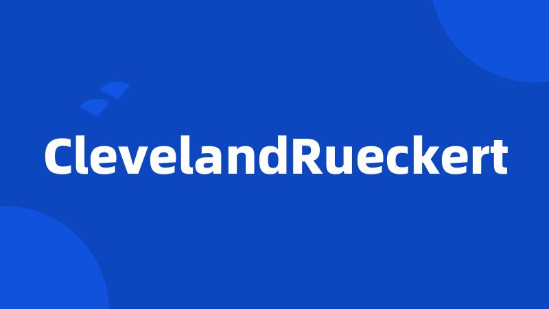 ClevelandRueckert