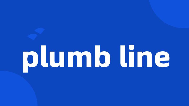 plumb line