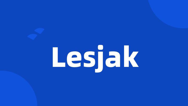 Lesjak