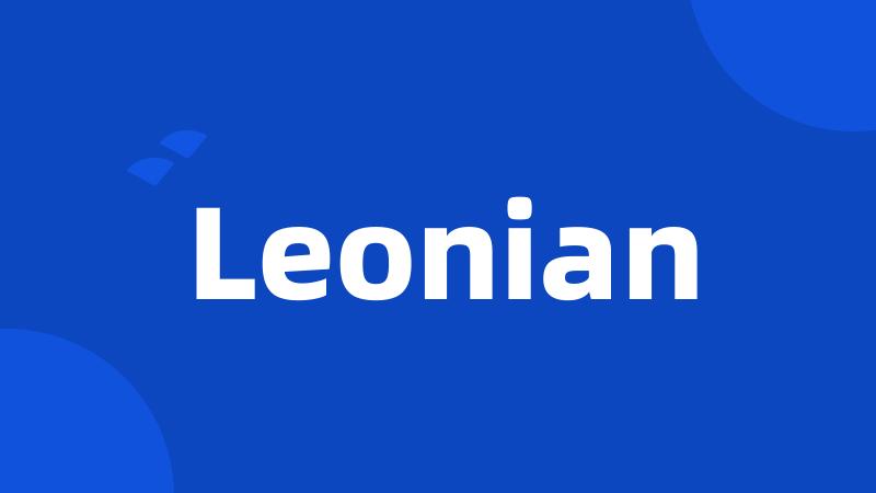 Leonian