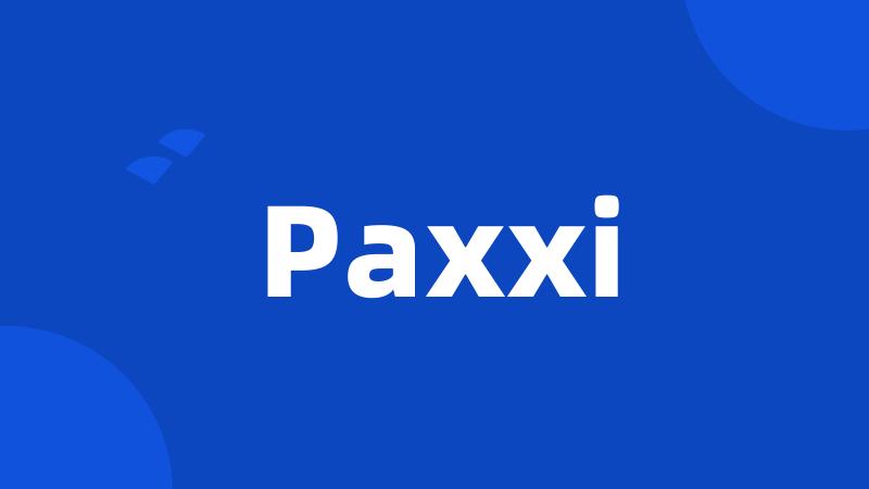 Paxxi