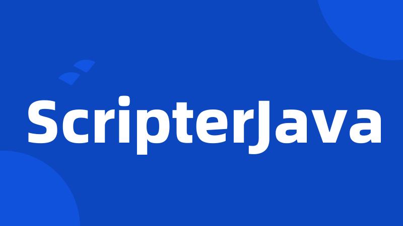 ScripterJava