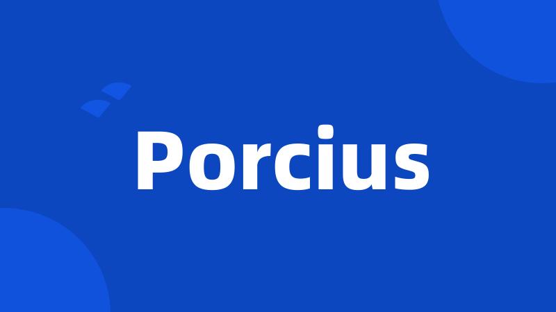 Porcius