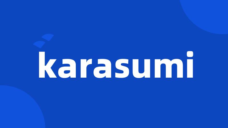 karasumi